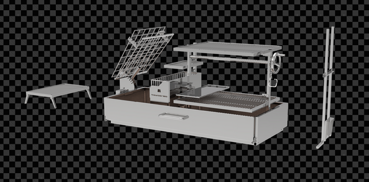 Tagwood 2XL Built-In Santa Maria Style Grill