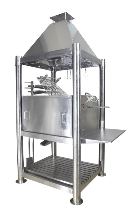 Tagwood "The Silver Bullet" Santa Maria Style Grill - Stainless Steel