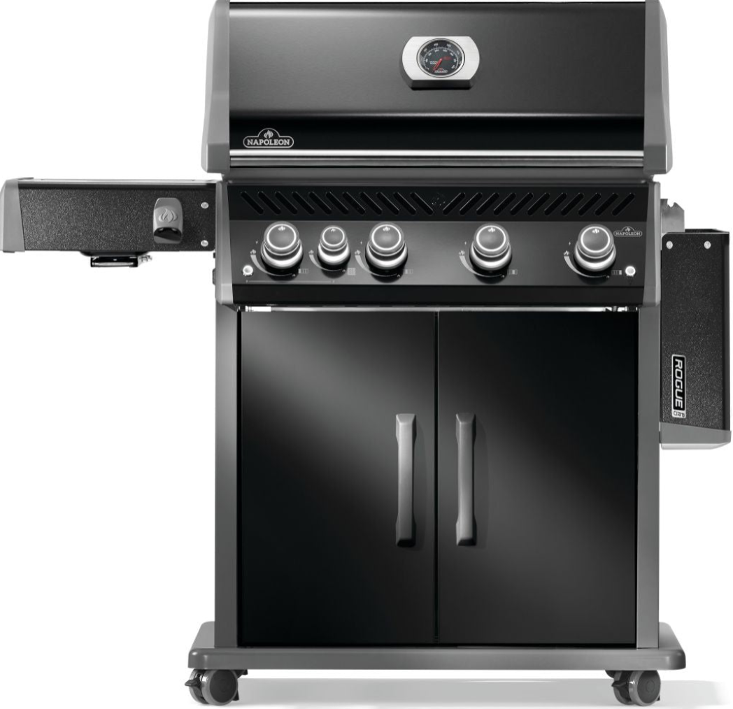 Napoleon Rogue® PRO 525 with Premium Black Finish & Infrared Side Burner