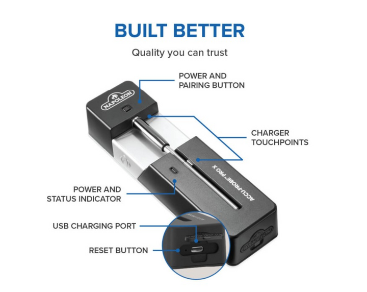 Napoleon ACCU-PROBE™ PRO X Wireless Bluetooth® Smart Thermometer