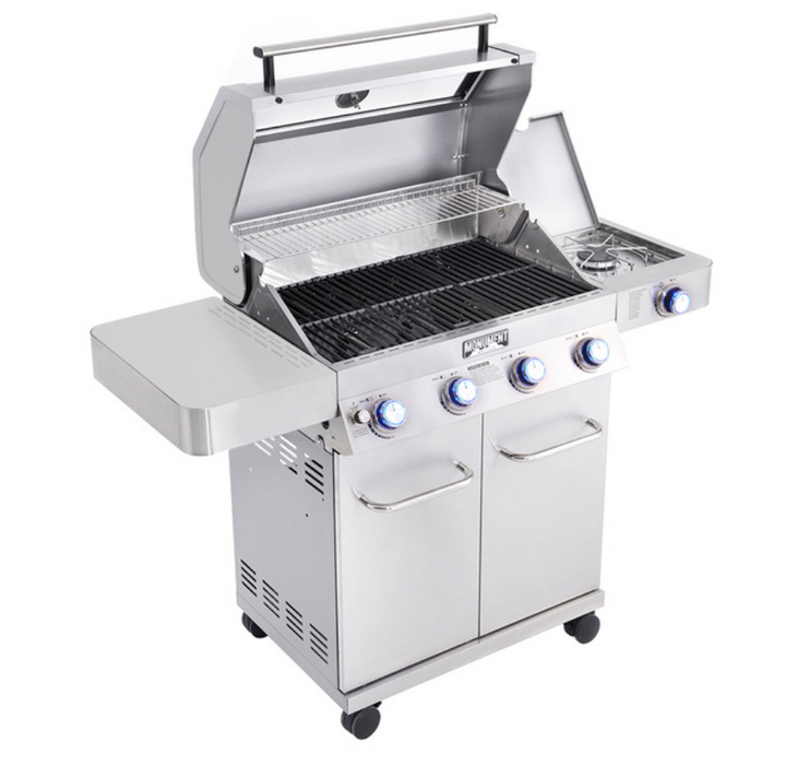 Monument Grills "41847NG" Stainless Steel 4-Burner Gas Grill - Classic Series
