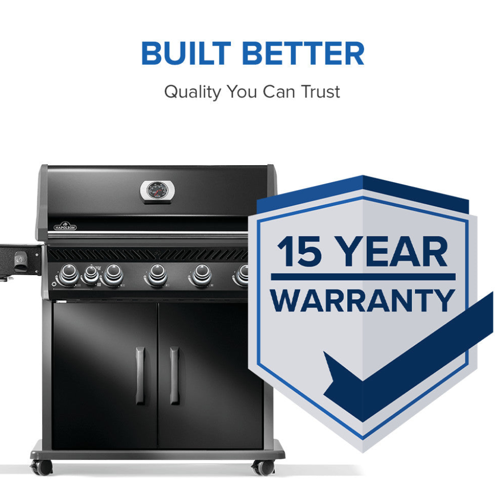 Napoleon Rogue® PRO 625 SIB – Black with Infrared Side and Rear Burner