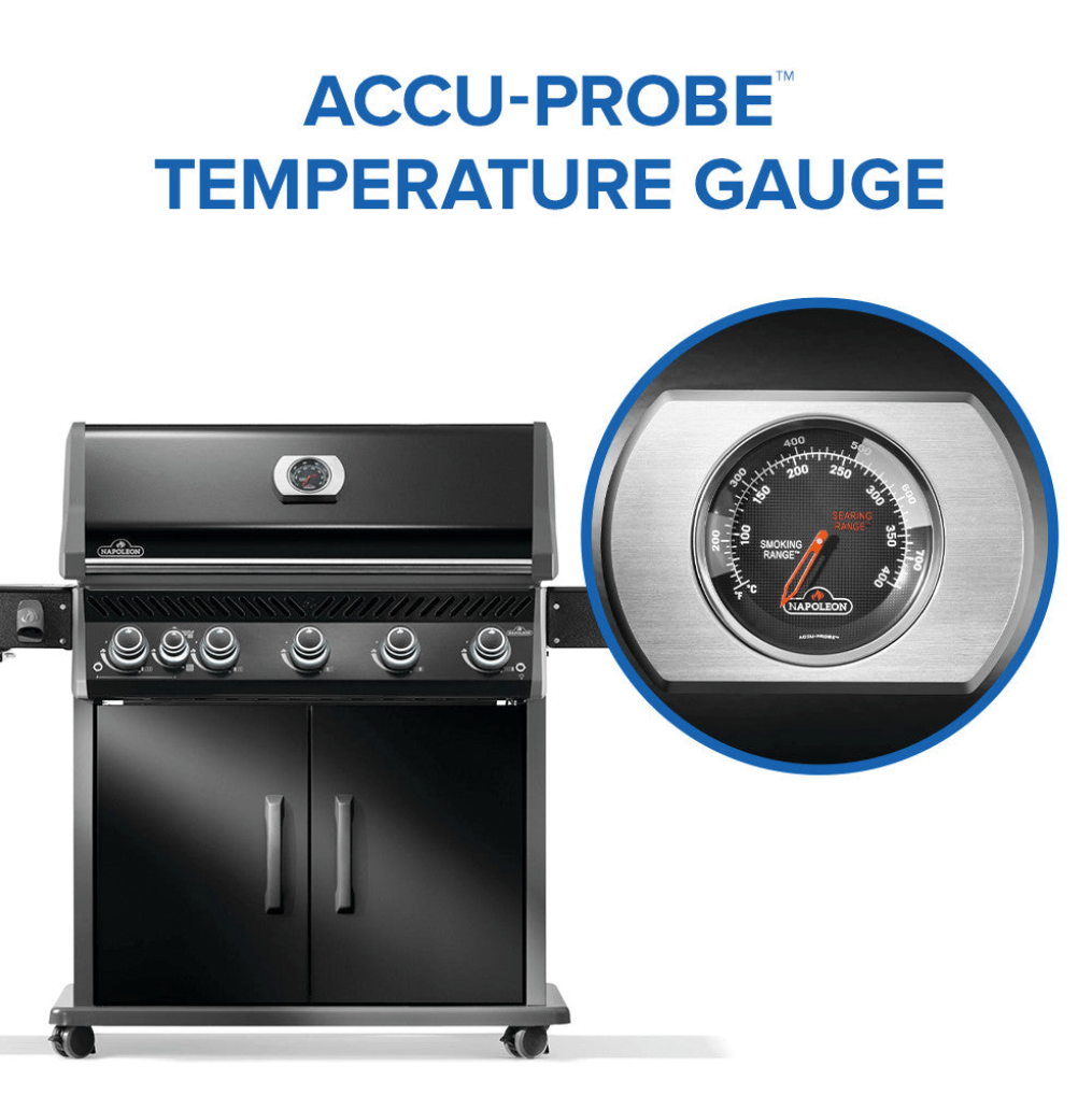 Napoleon Rogue® PRO 625 SIB – Black with Infrared Side and Rear Burner
