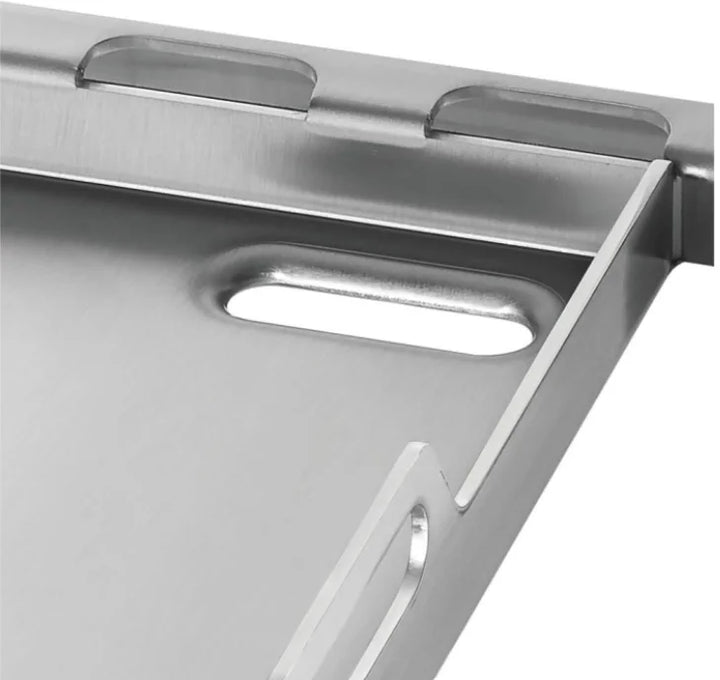 Napoleon Stainless Steel Griddle Insert for Prestige PRO grills, transforms grill to flat-top cooking surface with even heat distribution.