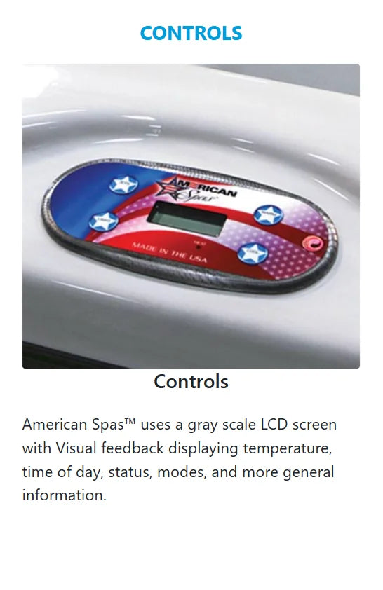 American Spas 6-Person Bench with 100 Jets