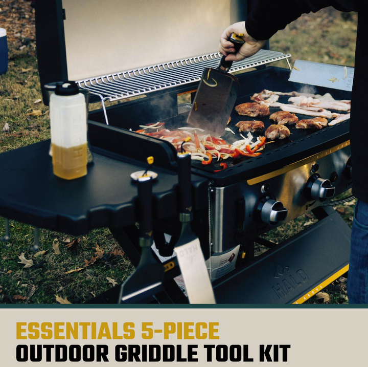HALO 5-Piece Elite Essentials Griddle Tool Kit