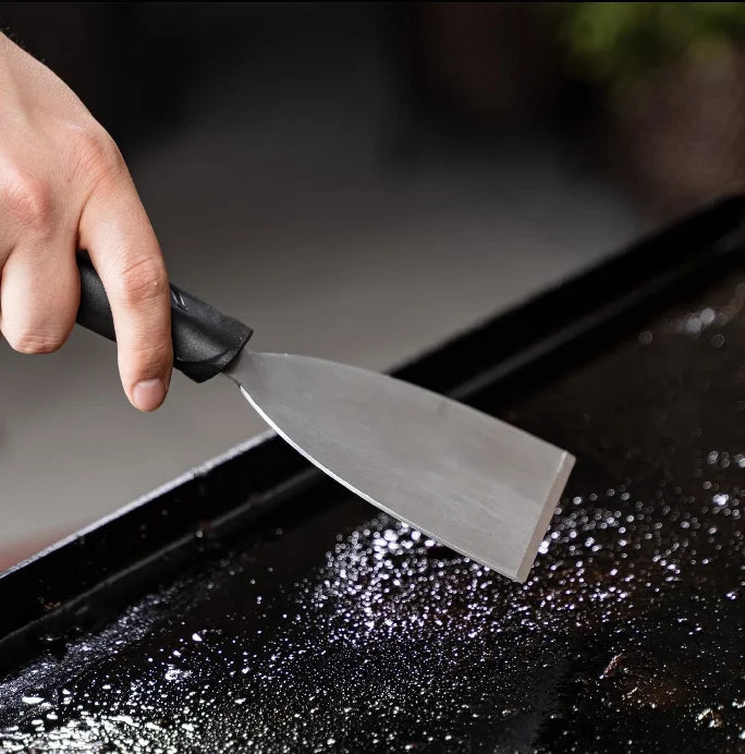 Blackstone 8 Piece Griddle Cleaning Kit - Includes scrub pads, griddle bricks, scraper, and handles for daily cleaning and long-term resurfacing and restoration of cooking surface.