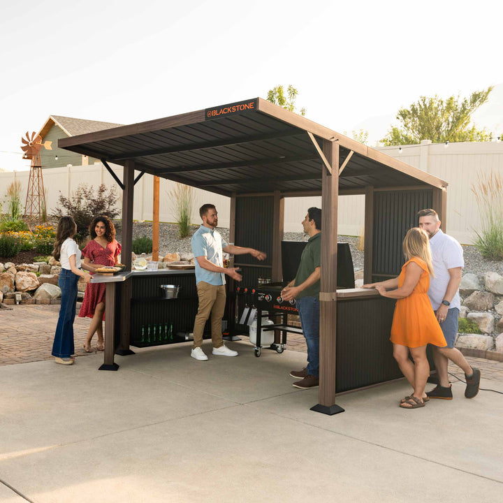 Blackstone 10 x 10-Foot Bar and Griddle/Grill Pavilion