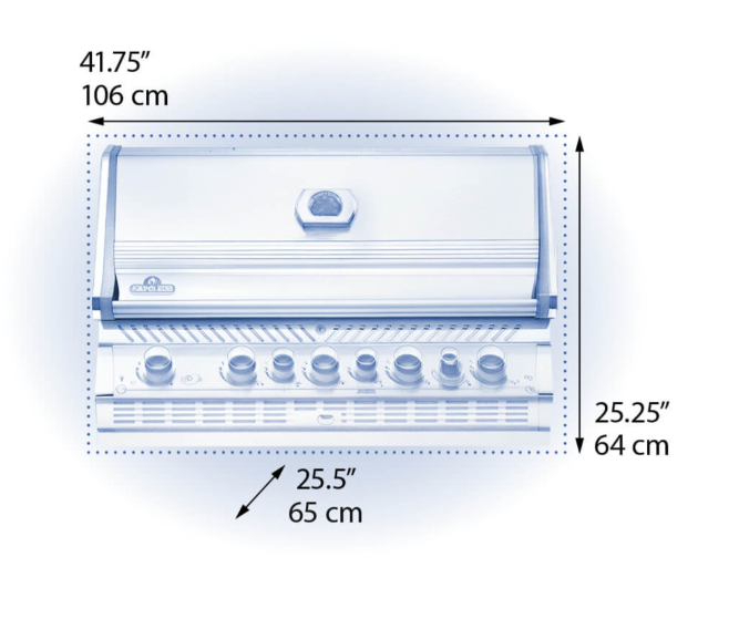 Napoleon Prestige® Pro 665 Built-in Gas Grill