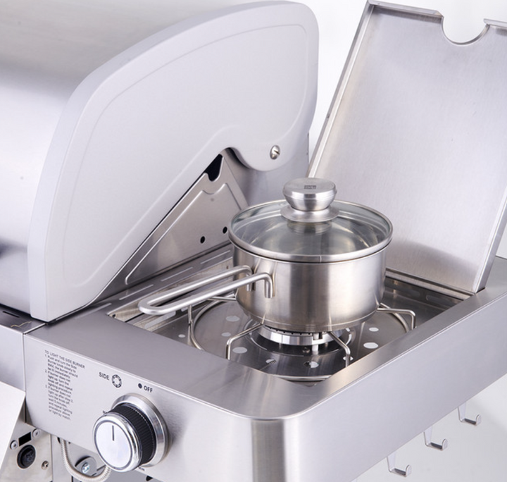 Monument Grills "77352" Stainless Steel Gas Grill with Free Rotisserie Kit - Classic Series