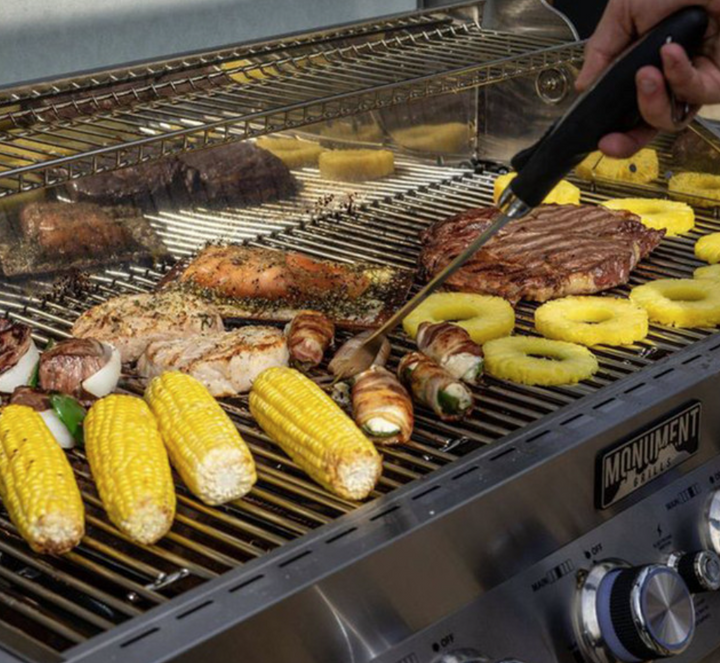 Monument Grills "77352" Stainless Steel Gas Grill with Free Rotisserie Kit - Classic Series