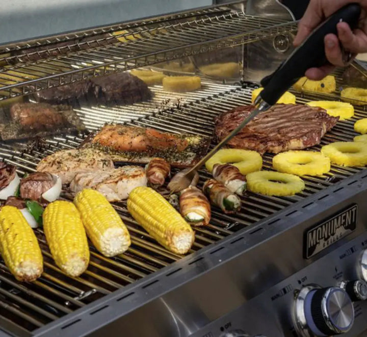 Monument Grills "77352" Stainless Steel Gas Grill with Free Rotisserie Kit - Classic Series