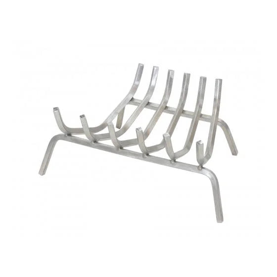 Pilgrim Stainless Steel Fireplace Grate - High-quality stainless steel fireplace grate for indoor and outdoor log-burning applications, crafted from 304 solid bar stock for durability and long-lasting performance.