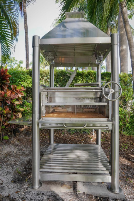 Tagwood "The Beast On Steroids" Santa Maria Style Grill – 304 Stainless Steel
