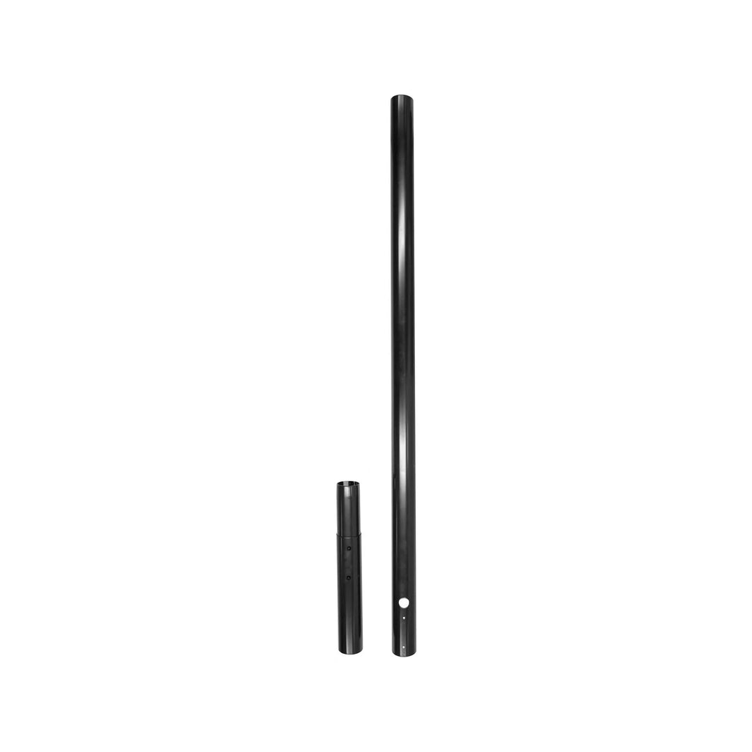 Black powder-coated In-Ground Post for securing TOP Torches in soil or landscaped areas, offering secure and elevated placement for ambient outdoor lighting along paths and gardens.