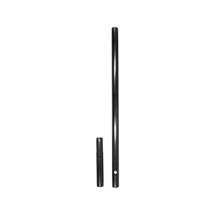 Black powder-coated In-Ground Post for securing TOP Torches in soil or landscaped areas, offering secure and elevated placement for ambient outdoor lighting along paths and gardens.