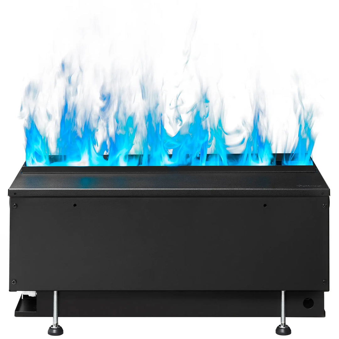 Dimplex Optimyst RGB Cassette 20" - Water Vapor Fireplace: Compact, high-definition flame effects created from water vapor in 5 customizable RGB colors, Bluetooth-enabled for seamless control and installation flexibility.