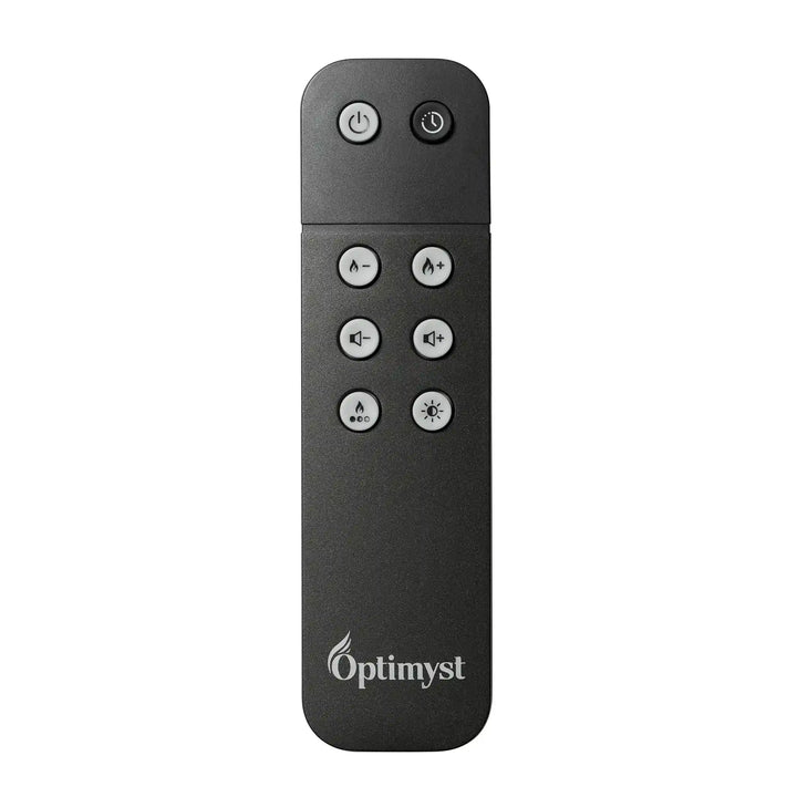 Dimplex Optimyst RGB Cassette 20" - Water Vapor Fireplace: Compact, patented water vapor fireplace insert with ultra-realistic flames in 5 customizable colors, Bluetooth connectivity, and multi-sensory crackling sounds.