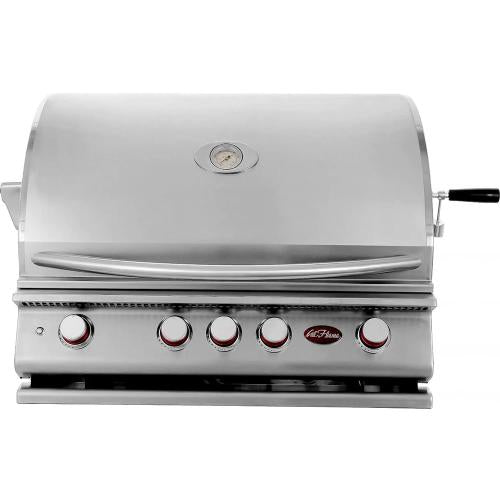 Cal Flame P Series 32-Inch 4-Burner Built-In Propane Gas Grill with Infrared Backburner