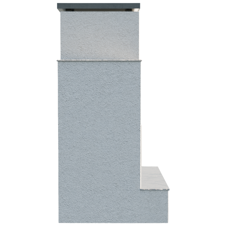 Cal Flame "Cancun" Outdoor Gas Fireplace w/  Front Mantel