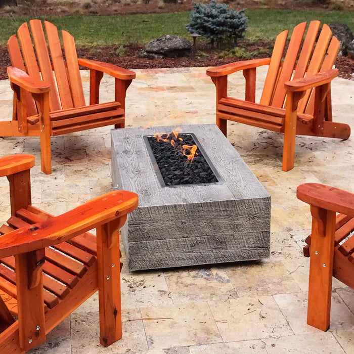 The Outdoor Plus | Coronado Fire Pit in Wood Grain