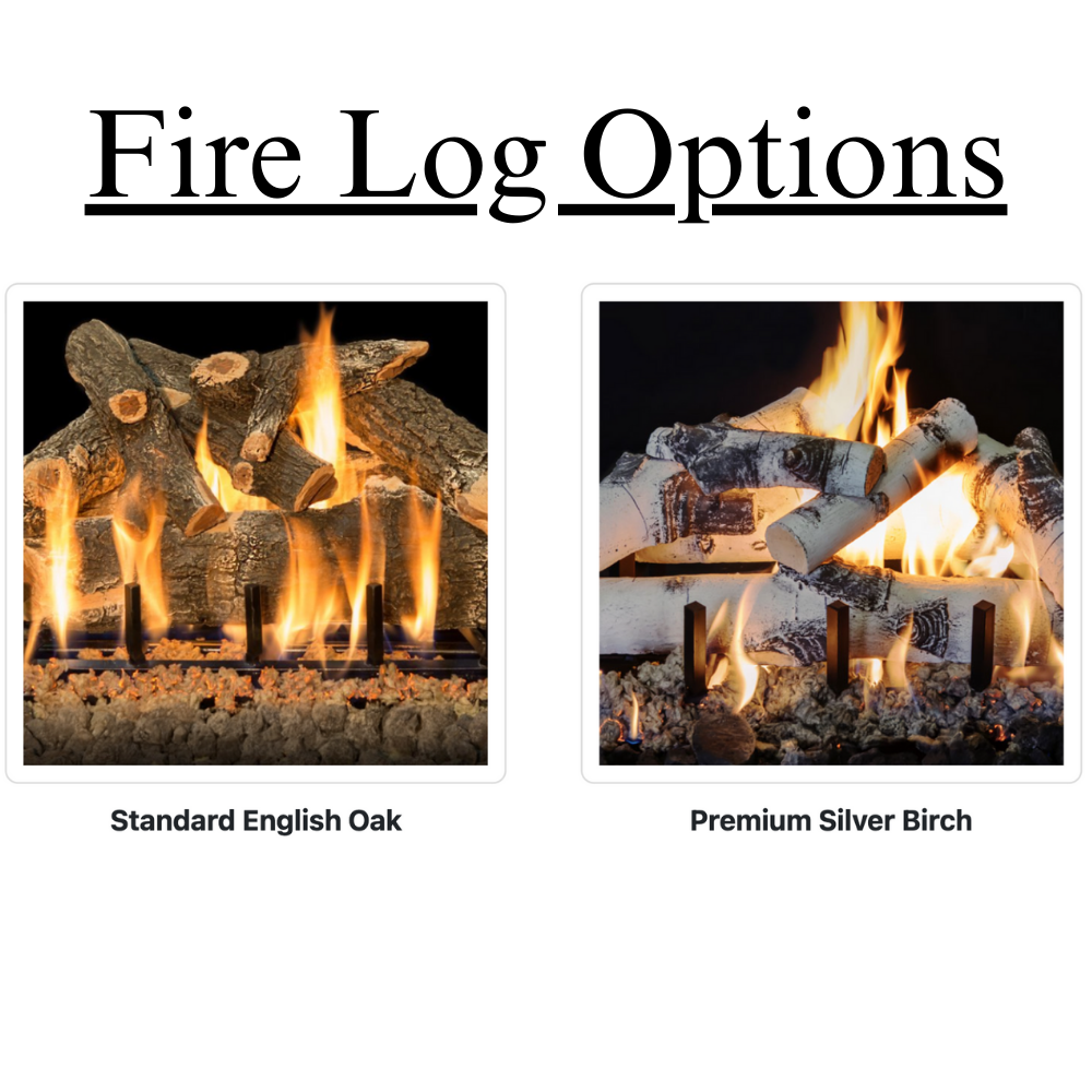 Cal Flame "Sahara" Outdoor Gas Fireplace w/ Wrap-around Mantel