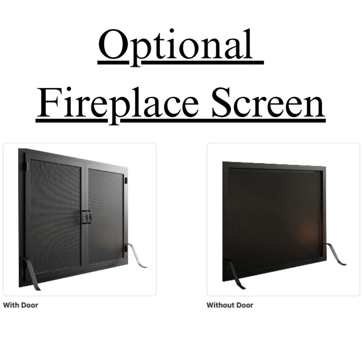 Cal Flame "Key West" Outdoor Gas Fireplace w/ Wrap-around Mantel