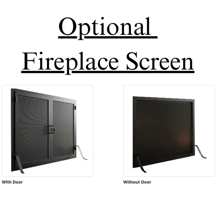 Cal Flame "Durango" Outdoor Gas Fireplace w/ Front Mantel features strong architectural lines, textured exterior, and extended bottom mantle, perfect for creating warm outdoor spaces with rustic or modern designs.