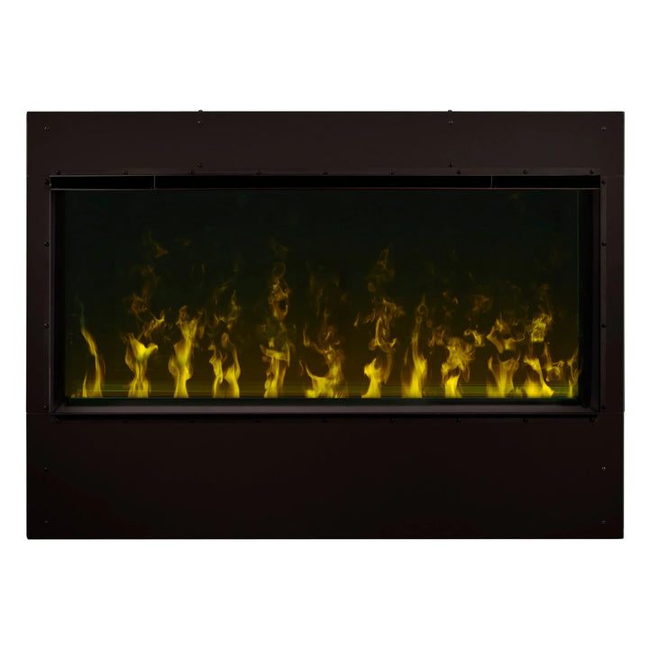 Dimplex Optimyst Pro Box Series - Built-in Water Vapor Firebox features ultrasonic mist flame technology with adjustable flame presentation in 40"-60" sizes for seamless, hard-wired installations.
