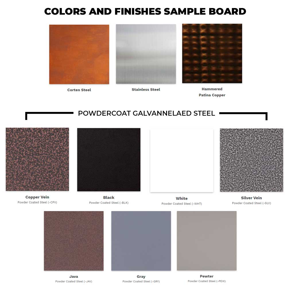 The Outdoor Plus | Cabo Square Powder Coated Fire Pit