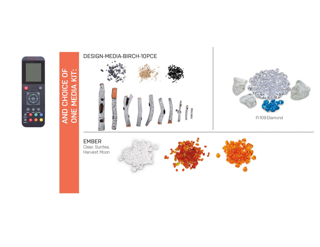 Amantii Symmetry Bespoke Electric Fireplace