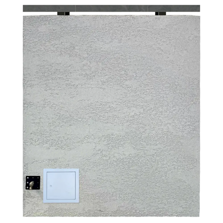 Cal Flame Monterey Outdoor Gas Fireplace w/ Front Mantel features a modern design, refined finishes, and inviting glow, available in Stucco, Cultured Stone, or Cal Faux Stone, with an extended bottom mantel and 24-inch log set.