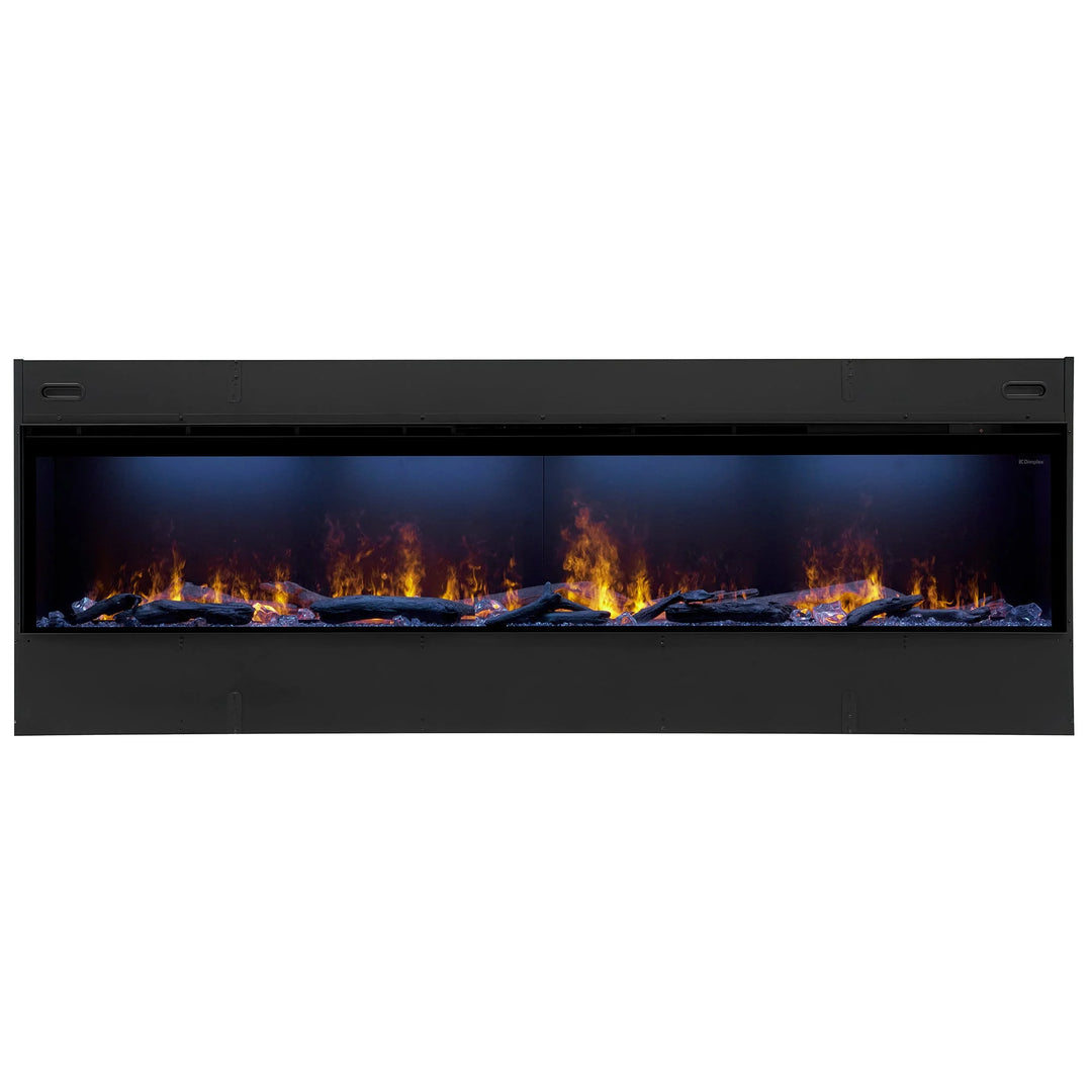 Dimplex Optimyst Linear Vapor Fireplace 46"-86" - Patented vapor flame technology creates hyper-realistic flames for a multi-sensory ambiance, available in three elegant sizes with plug-in and hardwire capabilities, Wi-Fi control, and included media kits.