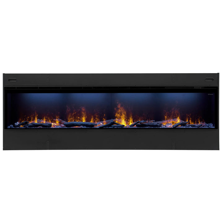 Dimplex Optimyst Linear Vapor Fireplace 46"-86" - Patented vapor flame technology creates hyper-realistic flames for a multi-sensory ambiance, available in three elegant sizes with plug-in and hardwire capabilities, Wi-Fi control, and included media kits.