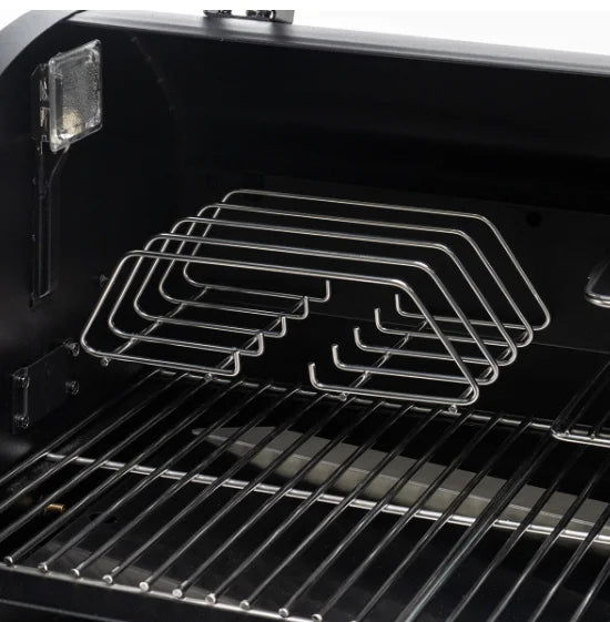 RACKT™ Backboard – PEAK: Heavy-duty steel base for customizable internal racking system, designed specifically for GMG PEAK Prime 2.0 pellet grills.