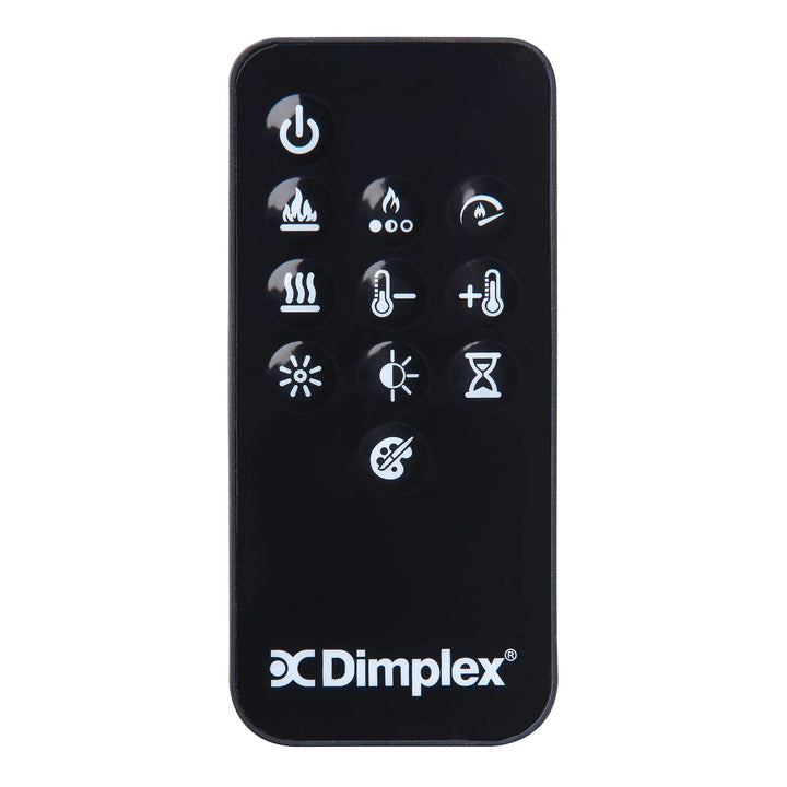 Dimplex Multi-Fire SL Slim Linear Electric Fireplace, ultra-slim design with less than 4" depth, features high-contrast flames with lifelike motion and color, customizable flame and media themes, and app connectivity for full control.