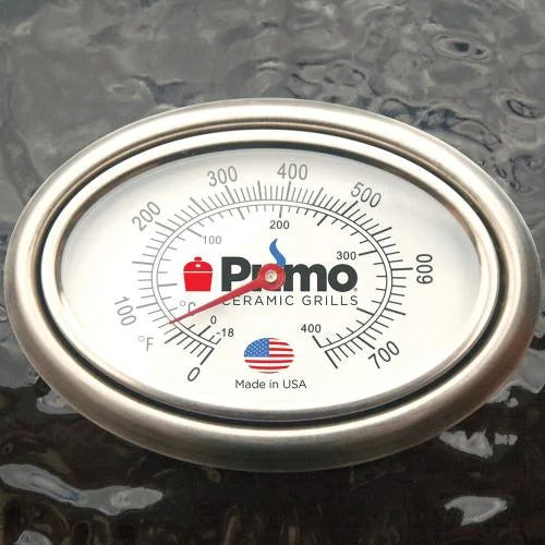 Primo Oval XXL 500 Charcoal Ceramic Kamado Grill features a patented oval design with over 500 square inches of cooking surface, ideal for grilling, smoking and more.