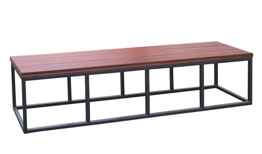 Cal Metro Spa Surround Bench - Modular seating for compact or extended areas near American Spas setups, available in 36" or 77" lengths.