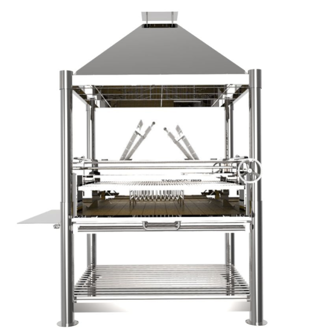 Tagwood "The Silver Bullet XL" Santa Maria Style Grill - Stainless Steel