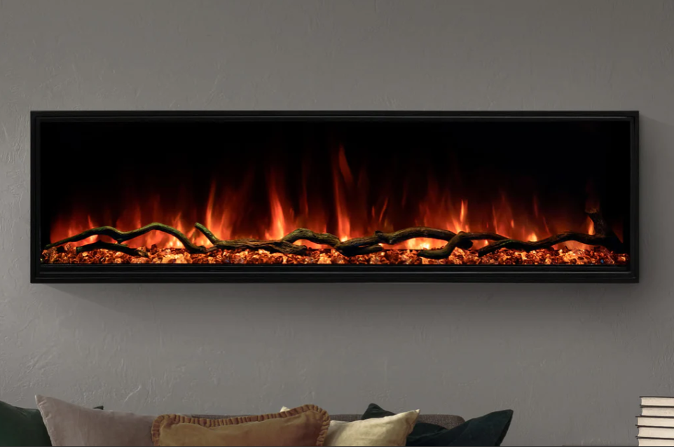 Modern Flames "Landscape Pro Slim" Smart Electric Fireplace, Sizes: 44" - 96"