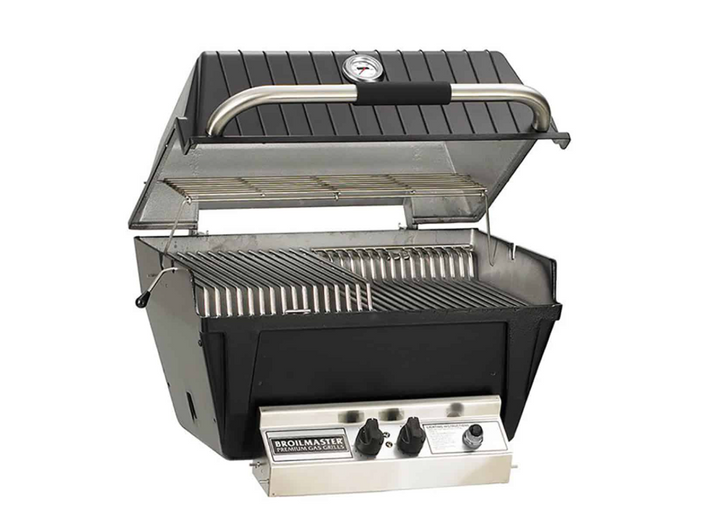 Broilmaster Premium Gas Grill with Charmaster Briquettes