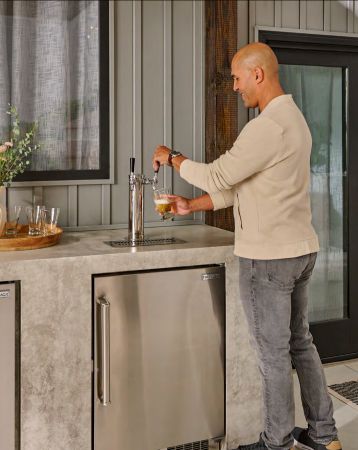 Fire Magic 24" Outdoor Dual Tap Kegerator