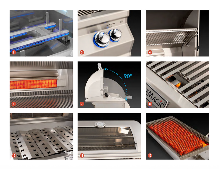 Fire Magic Aurora A430i 24" Built-In Grill with Analog Thermometer