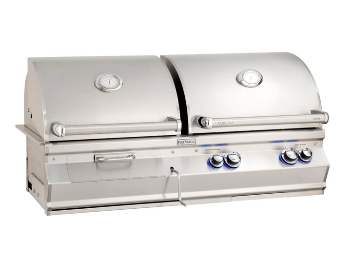 Fire Magic Aurora A830i Built-In Gas & Charcoal Combo Grill