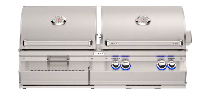 Fire Magic Aurora A830i Built-In Gas & Charcoal Combo Grill