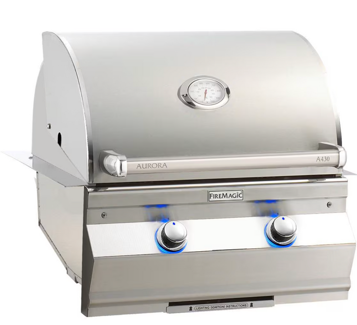 Fire Magic Aurora A430i 24" Built-In Grill with Analog Thermometer