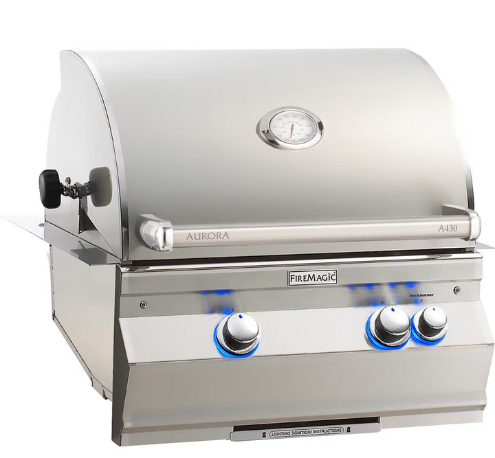 Fire Magic Aurora A430i 24" Built-In Grill with Analog Thermometer