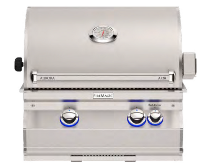Fire Magic Aurora A430i 24" Built-In Grill with Analog Thermometer