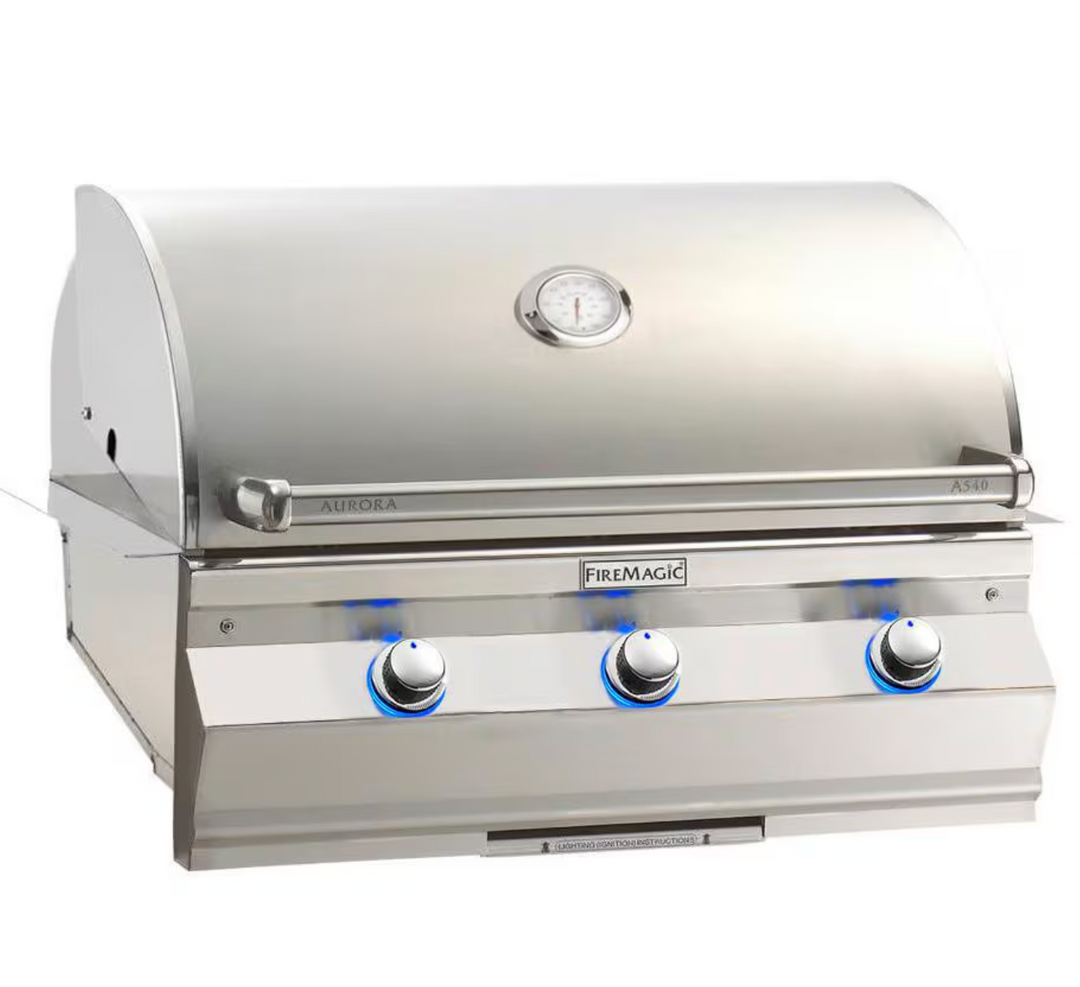 Fire Magic Aurora A540i 30" Built-In Grill with Analog Thermometer