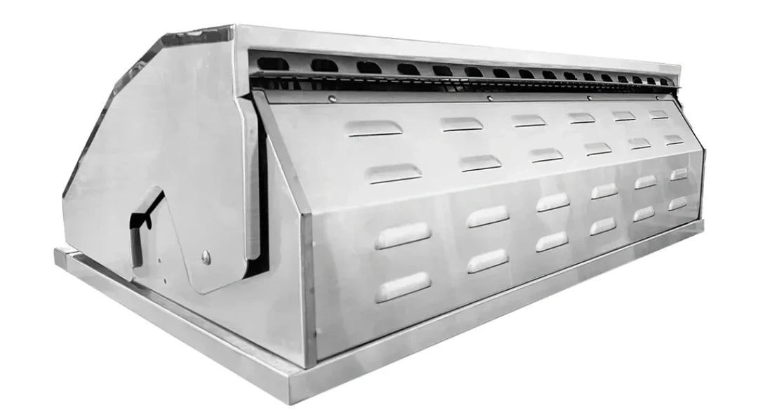 The Videl USA 36" Gran Fuego Premium Grill features elegant stainless steel design, innovative safety features, and high-performance cooking capabilities.